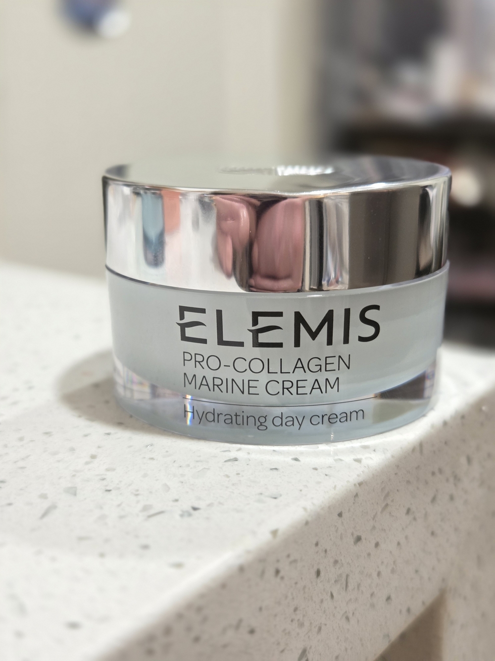 ELEMIS Pro-Collagen Marine Cream in Pale Blue with Silver Lid 50ml